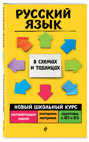 Русский язык в схемах и таблицах | Руднева - Новый школьный курс в схемах и таблицах - Эксмо - 9785041184407