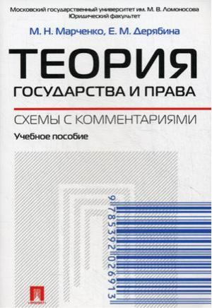 Теория государства и права Схемы с комментариями Учебное пособие | Марченко - Проспект - 9785392167128