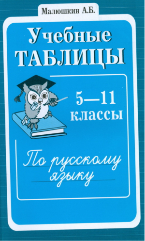 Учебные табл по русскому языку 5-11 классов | Малюшкин - Учебные таблицы и карточки - Сфера - 9785891449763