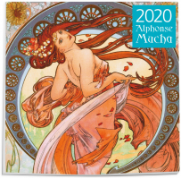 Альфонс Муха Календарь настенный на 2020 год (300х300 мм) - Эксмо - 9785041048105