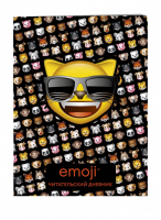 Эмодзи Читательский дневник (черный) | Сабанова - Вселенная Emoji - Эксмо - 9785040955145