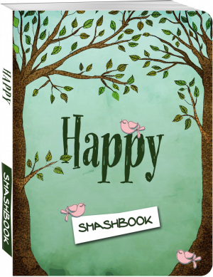 Happy (зеленый c наклейками) - Смэшбук (блокноты для творческих людей) - Эксмо - 9785041216597
