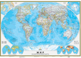 Политическая карта мира | 
 - Карта в тубусе - АСТ - 9785170935079