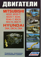 Двигатели Mitsubishi: 6D22, 6D22-T, 6D24-T, 6D40, 6D40-T, 8DC9T, 8DC10, 8DC11 Hyundai: D6AU, D6AZ, D6AB, D6AC, D6CA, D8AY, D8AX - Легион-Автодата - 9785888503874