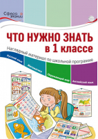 Что нужно знать в 1 классе: наглядный материал по школьной программе | Цветкова - Сфера знаний - Сфера - 9785994927434