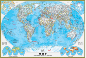 Политическая карта мира | 
 - Карта National Geographic - АСТ - 9785170874118