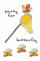 Блокнот для записей Party for butterfly - Блокноты Like - Эксмо - 9785699895342