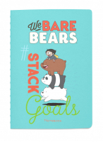 Блокнот. We bare bears (формат А4, мягкая обложка, круглые углы, блок в точку) - 9785041175986