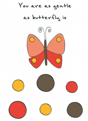Блокнот для записей "You are as gentle as butterfly is" (А6) | 
 - Блокноты Like - Эксмо - 9785699880706