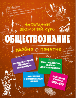 Обществознание Наглядный школьный курс | Гришкевич - Наглядный школьный курс: удобно и понятно - Эксмо - 9785699926176