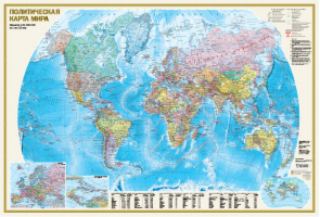 Политическая карта мира - Карта в пластике - АСТ - 9785170983377