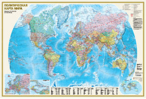 Политическая карта мира - Карта в пластике - АСТ - 9785170983377